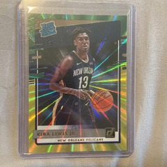 2020-21 Panini Donruss Kira Lewis Jr. Rated Rookie #207 Green Yellow Laser